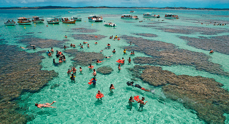 Foto de uma da praia de Maragogi